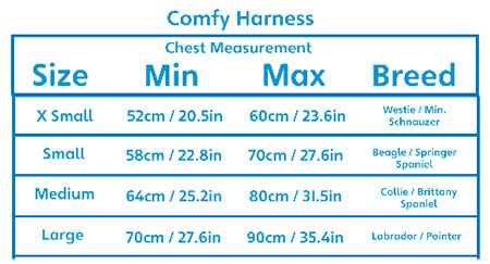 comfy-harness-size-guide