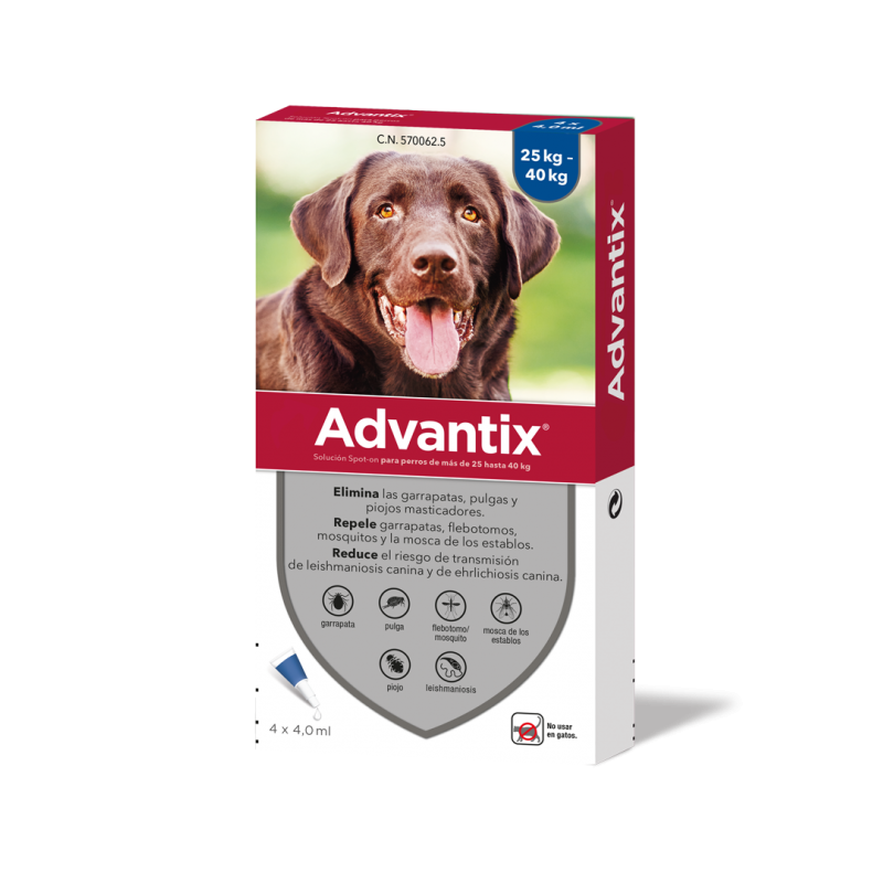 Advantix® Pipettes for Dogs Large Breed 25-40 kg