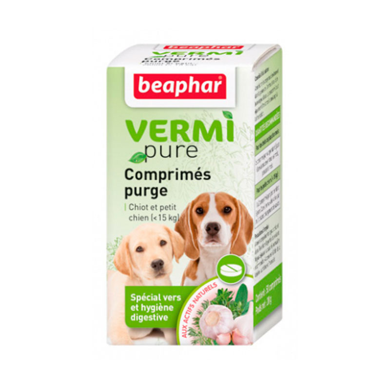 Beaphar Vermi Pure Natural Internal antiparasitic (tabs) (<15kg) small dog