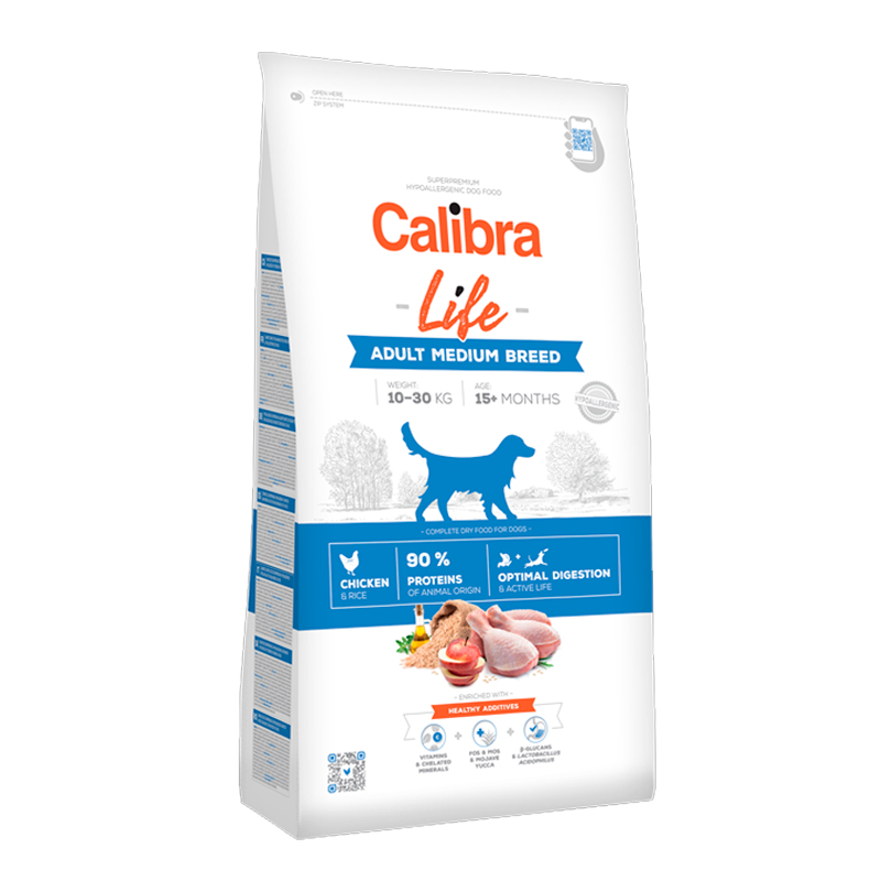 Calibra Life Dog Hypoallergenic Adult Medium Breed Chicken