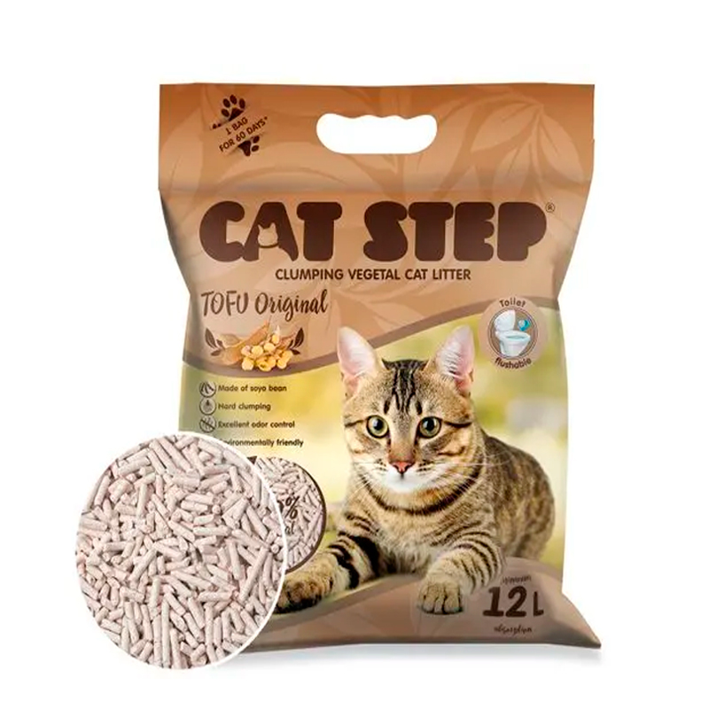Cat Step Lecho de Soja Tofu Original para Gatos
