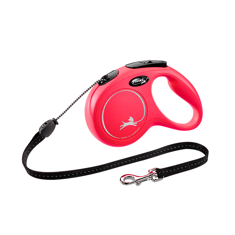 Retractable Leash flexi NEW CLASSIC Basic Long Red