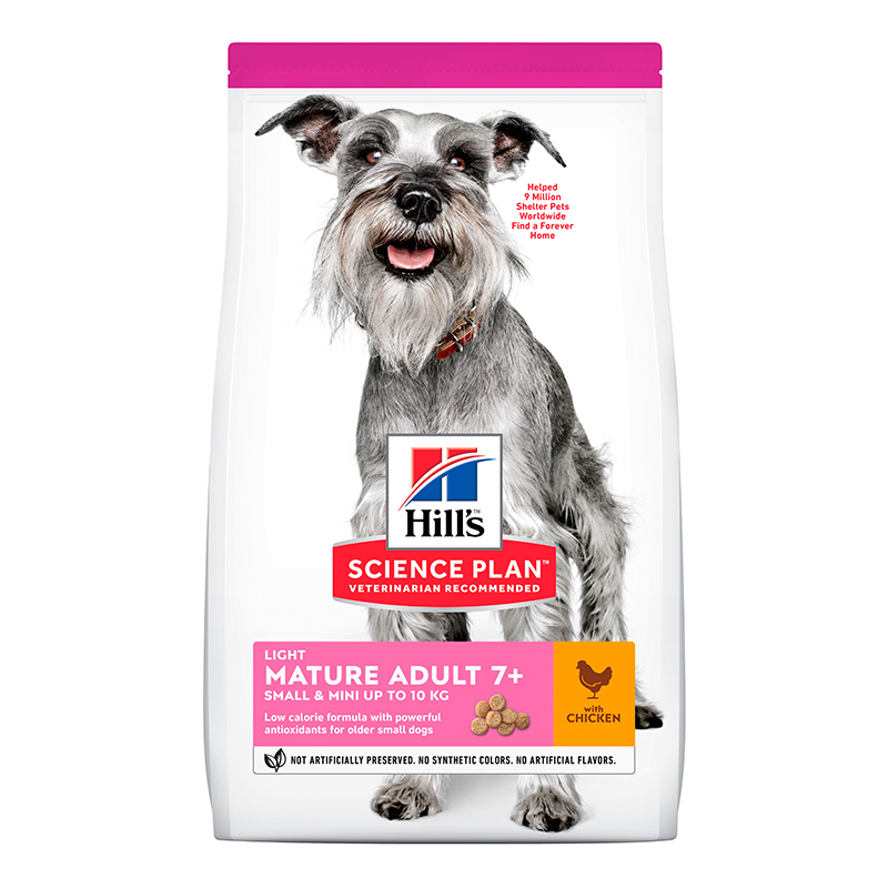 Hill\'s Small Breed Mature Light 7+ with Chicken