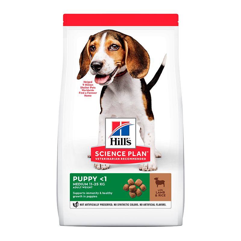 Hill\'s Medium Breed Puppy Healthy Development Lamb & Rice