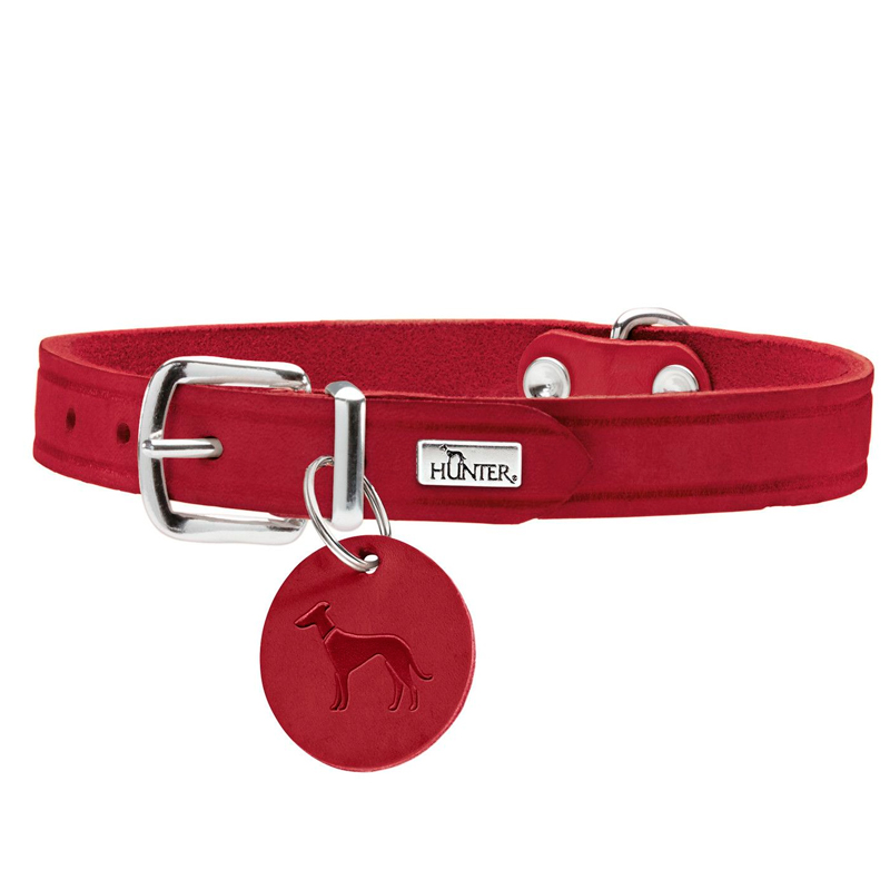 Hunter Aalborg Red Collar for Dogs