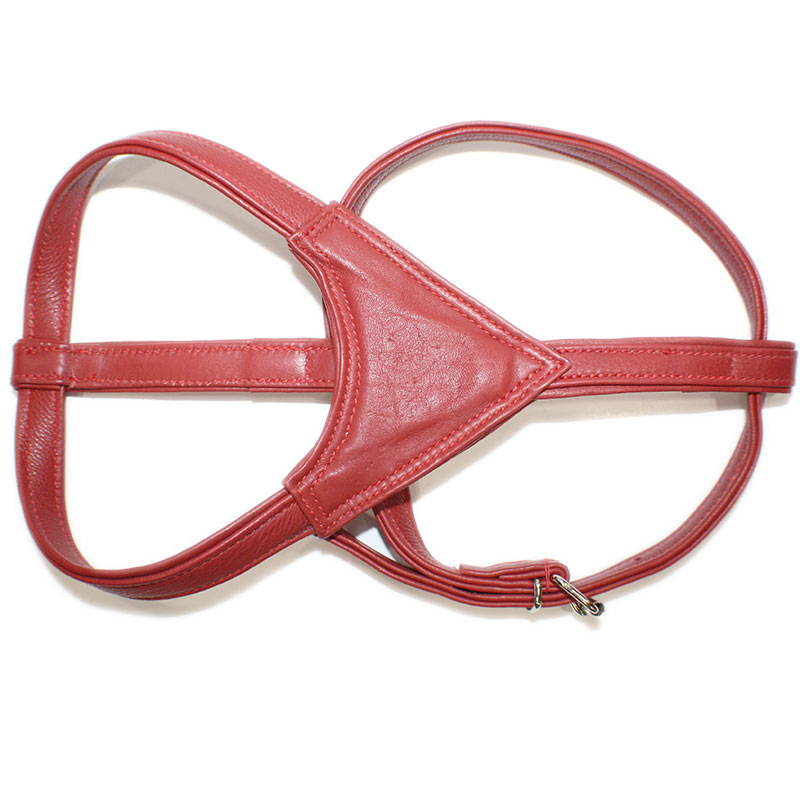 Leather Harness Moscow Red