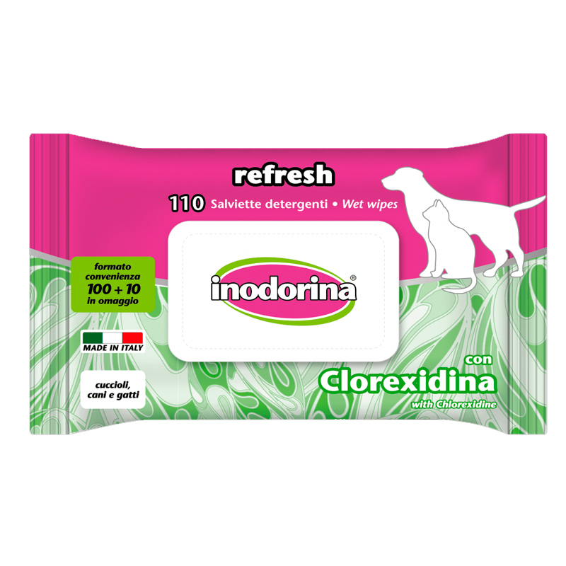 Inodorina Toallitas Refresh Clorhexidina