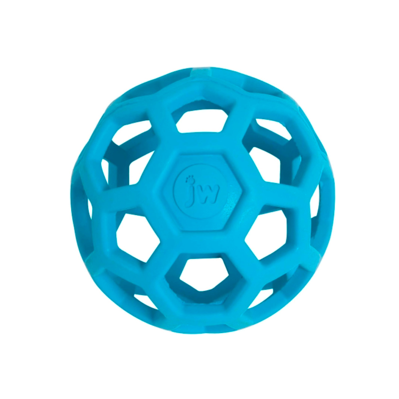 JW Dog Toy Hol-Ee Roller Ball Blue