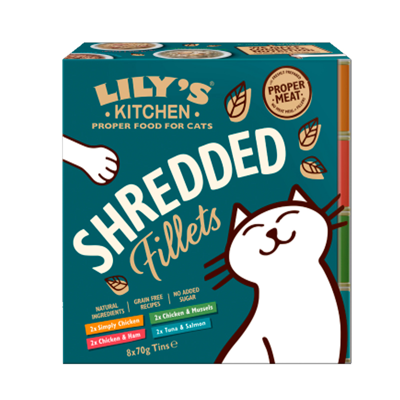 Lily\'s Kitchen Cat Fillets in a Tin Multipack