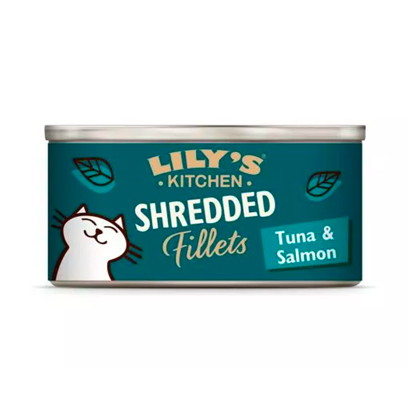 Lily\'s Kitchen Cat Tuna and Salmon Fillets in a Can