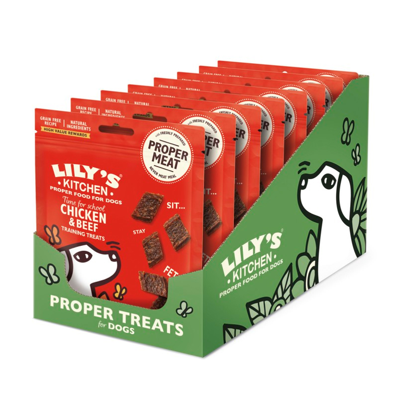 Lily\'s Kitchen Dog Snacks Time for School Chicken and Beef