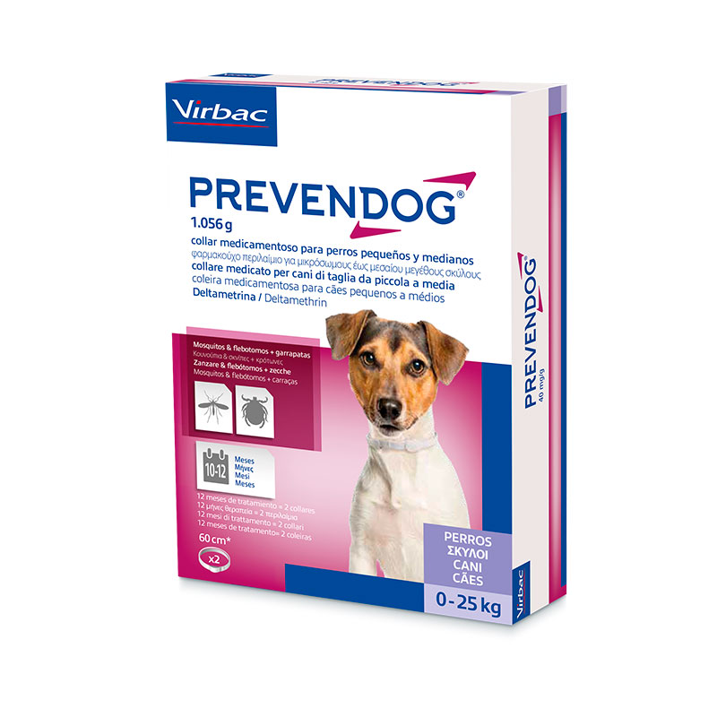 Prevendog Antiparasitic Collar Virbac for dogs of 5-25kg