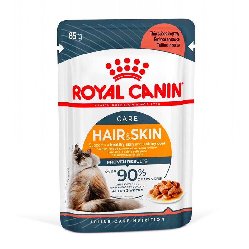 Royal Canin Cat Wet Hair & Skin in Gravy