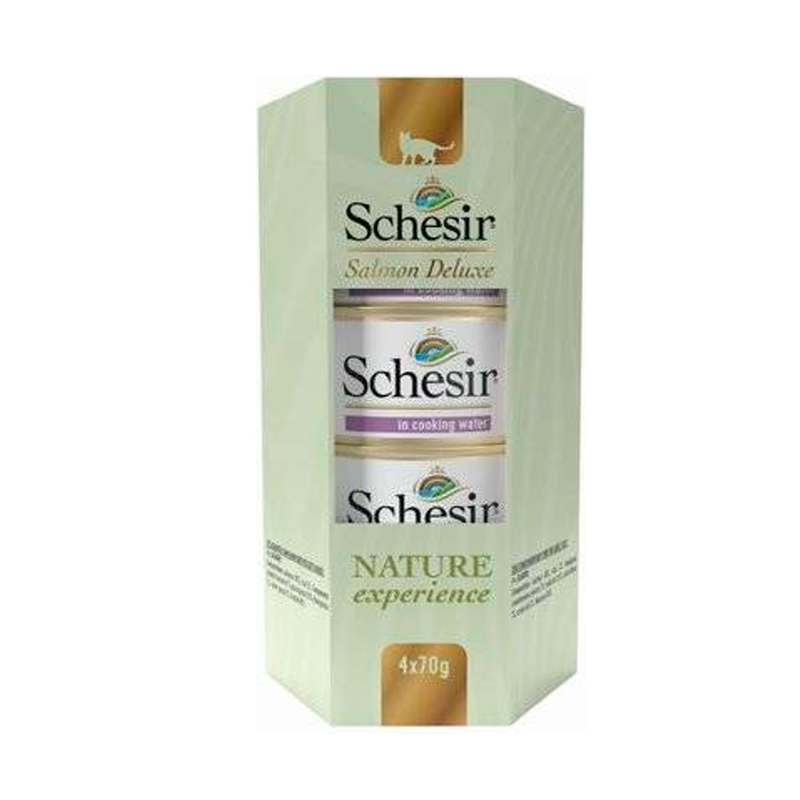 Schesir Salmon Deluxe Al Natural Multipack Nature Experience