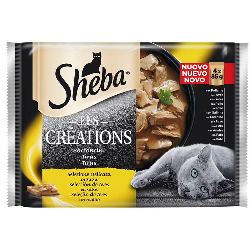 Sheba Craft Collection Chicken Wet Cat Food 4x85gr