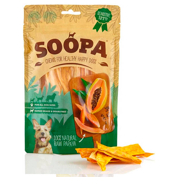 Soopa Snack for Dogs Natural Raw Papaya