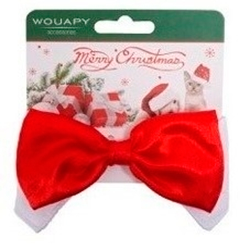 Wouapy Bow Tie Santa Claus Red