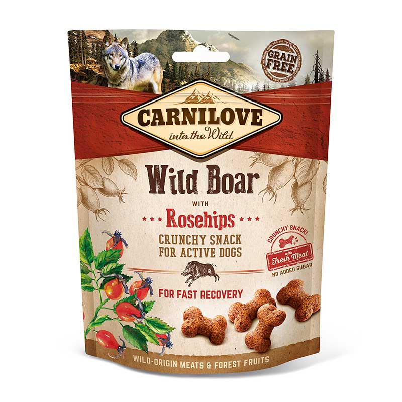 Carnilove Snacks Crunchy Wild Boar with Rosehips