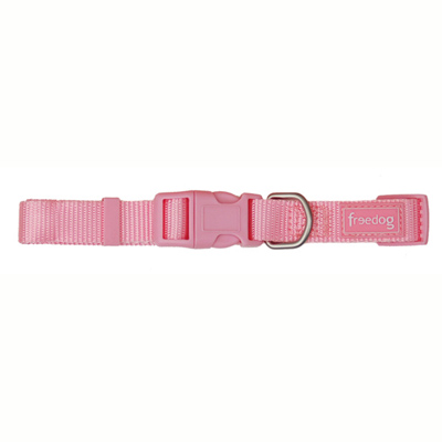 Freedog Nylon Basic Collar Pink