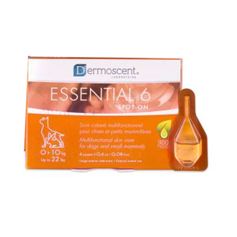 Dermoscent Essential 6 Spot On Pipettes for Dogs