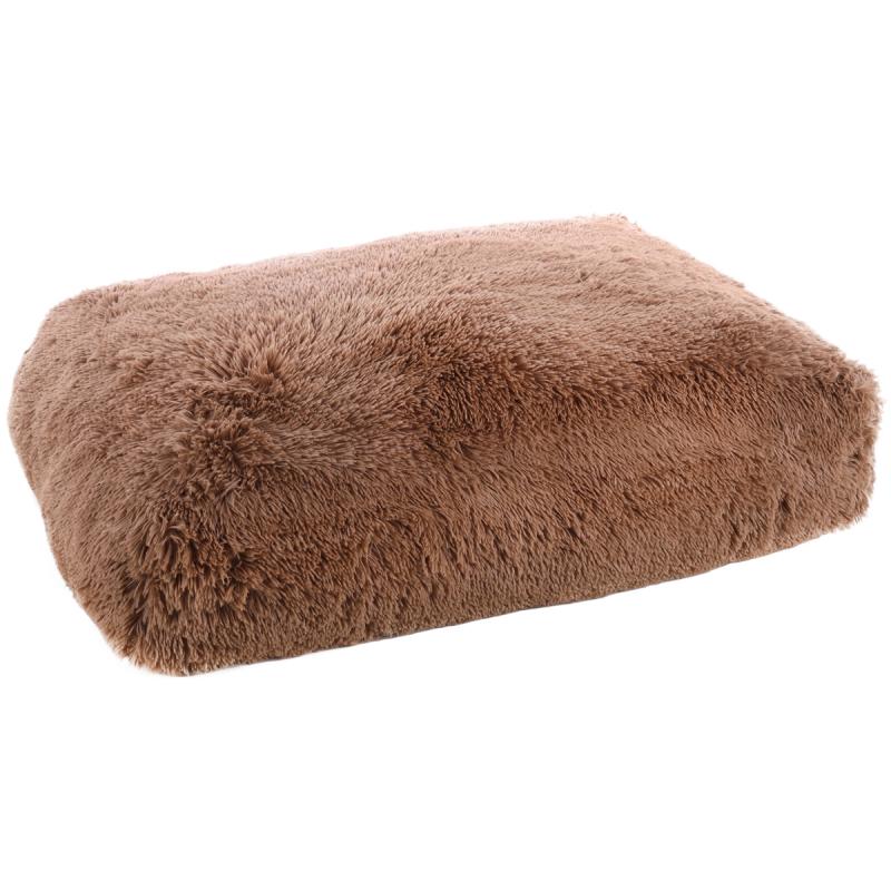 Flamingo Rectangular Bed Krems Taupe For Dogs