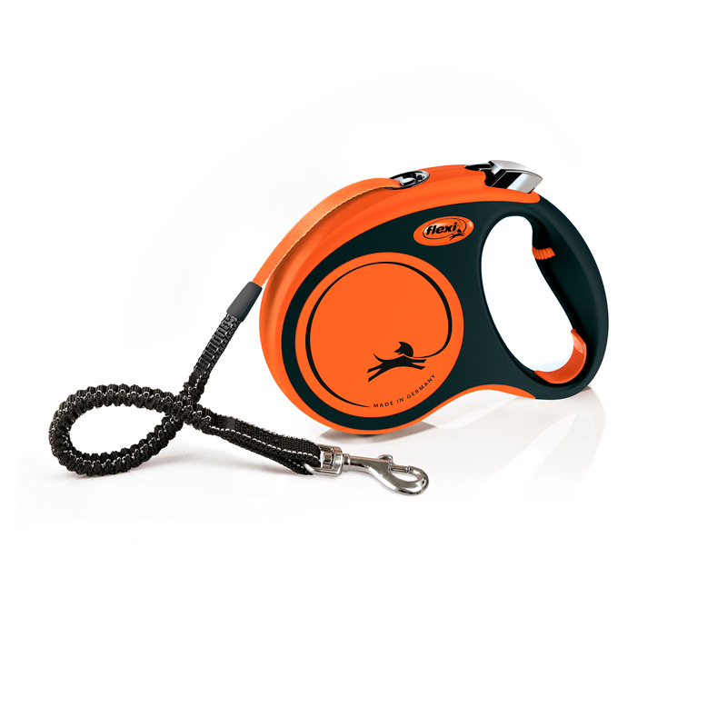 Flexi XTREME Extendable Anti-Pull Leash in Black Tape for dogs