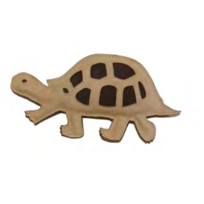 Freedog Dog Toy Leather Turtle