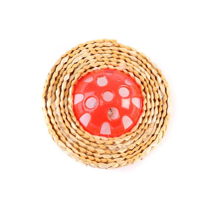 Freedog Toy Ball with Red Ribbon