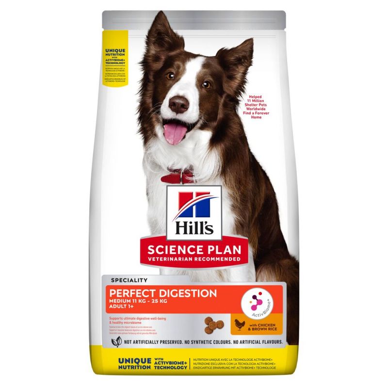 Hill\'s Canine Science Plan Adult Perfect Digestion Medium Dog