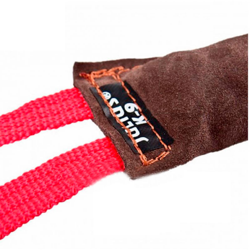 Julius K9 Outer Stitched 1 Handle Leather Tug Toy