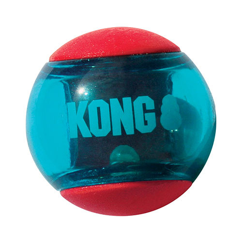 KONG Squeezz Action Red Dog Toy