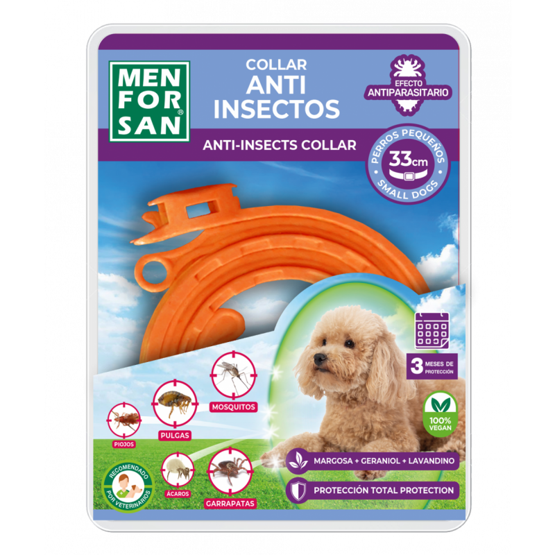 Menforsan Anti Insect Collar for Small Dogs