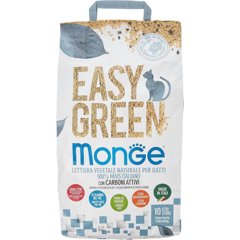 Monge Easy Green Sustrato Vegetal 100% de maiz con Carbon Activo