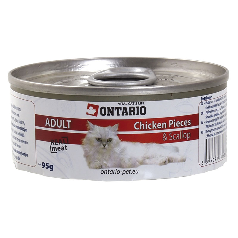 Ontario Feline Chicken Pieces & Scallop
