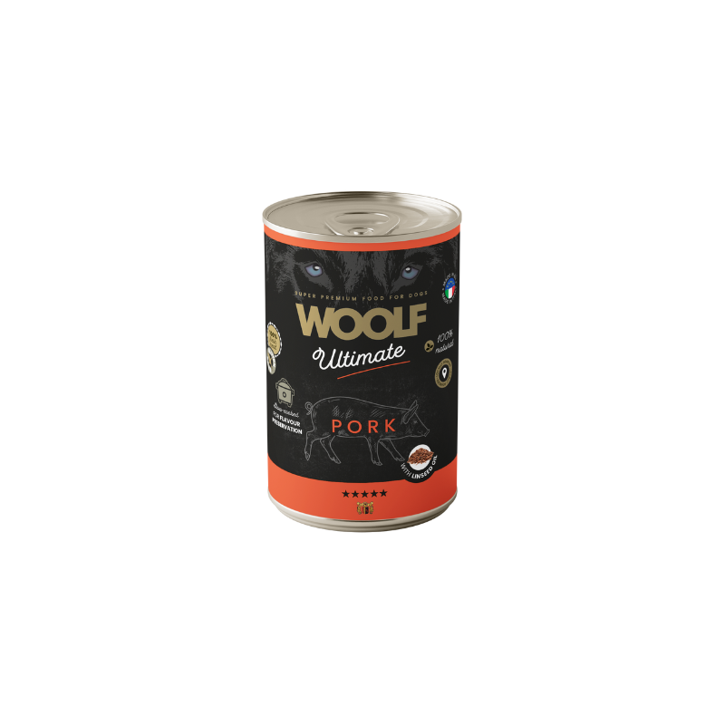 Woolf Ultimate Pork Pate Tin for Dogs