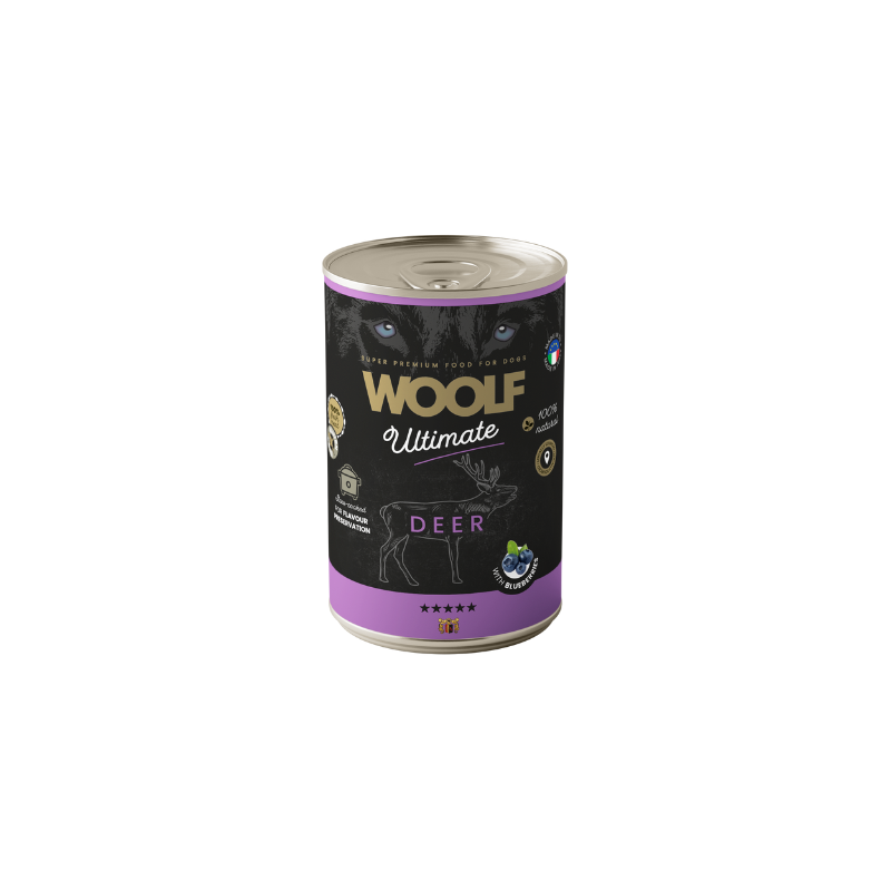 Woolf Ultimate Deer Pate Can for Dogs