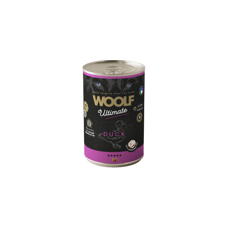 Woolf Ultimate Duck Pate Tin for Dogs