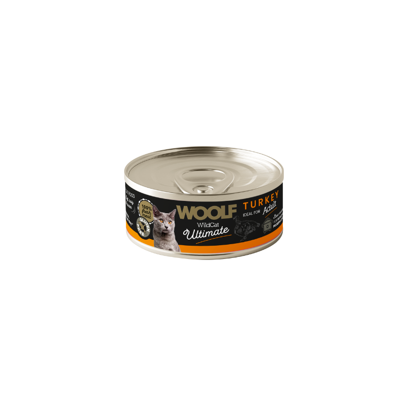 Woolf Ultimate Canned Turkey Pate for Cats