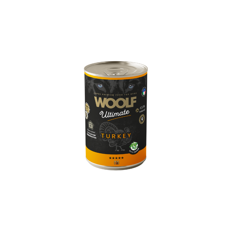 Woolf Ultimate Canned Turkey Pate for Dogs